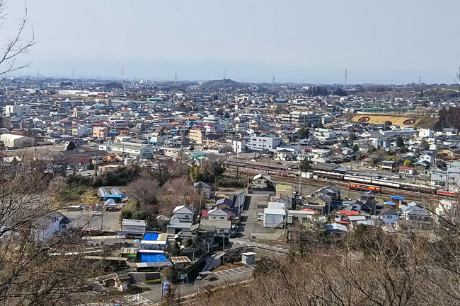 要害山展望台からの景色